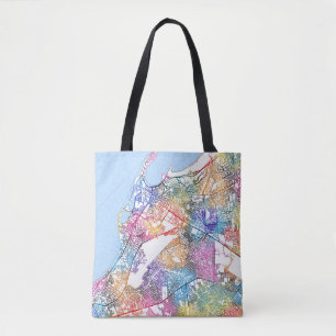 Luanda Angola City Map Tasche