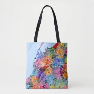 Luanda Angola City Map Tasche