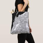 Luanda Angola Karte Tasche (Von Nahem)