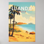 Luanda Angola Reisen Vintag Poster (Vorne)