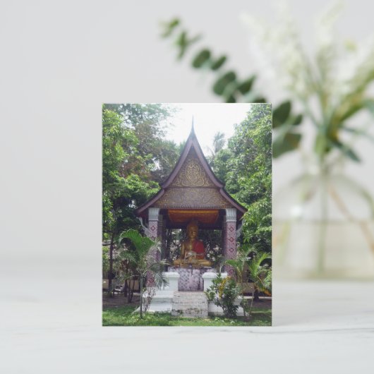 Luang Buddha Postkarte (Stehend Vorderseite)
