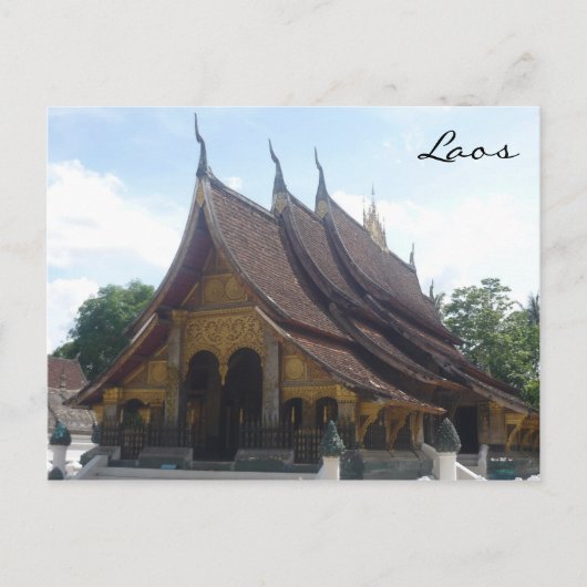 Luang laos wat postkarte (Vorderseite)