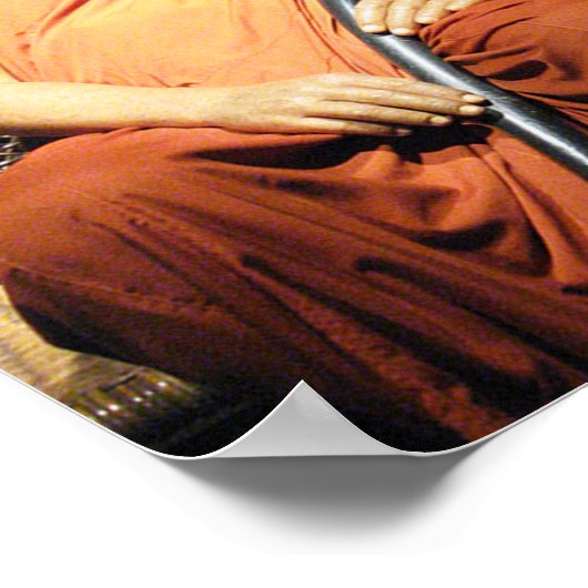 Luang Poo Cha Subhaddho ... Buddhist Monk Poster (Ecke)