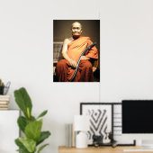 Luang Poo Cha Subhaddho ... Buddhist Monk Poster (Heimbüro)