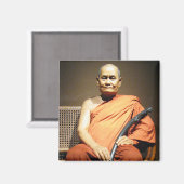 Luang Poo Cha Subhaddho ... Buddhistischer Mönch Magnet (Vorderseite/Rückseite)