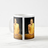 Luang Poo Mun Bhuridatto ... Buddhistischer Mönch Kaffeetasse (Vorderseite Links)