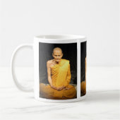 Luang Poo Mun Bhuridatto ... Buddhistischer Mönch Kaffeetasse (Links)