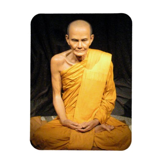 Luang Poo Mun Bhuridatto ... Buddhistischer Mönch Magnet (Vertikal)