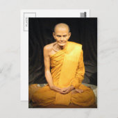 Luang Poo Mun Bhuridatto ... Buddhistischer Mönch Postkarte (Vorne/Hinten)