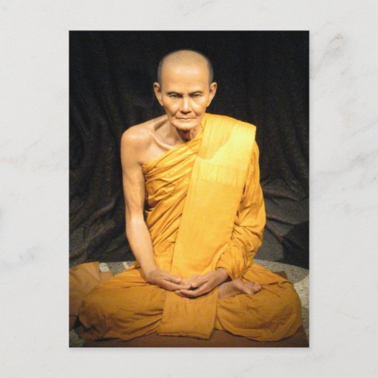 Luang Poo Mun Bhuridatto ... Buddhistischer Mönch Postkarte (Vorderseite)