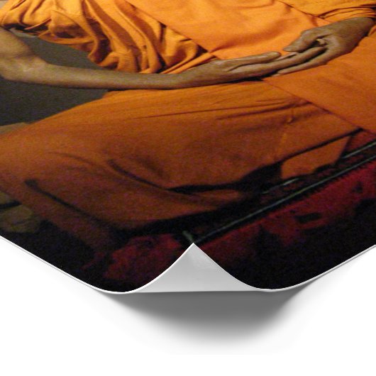 Luang Por Kasem Khemako ... Buddhistischer Mönch Poster (Ecke)