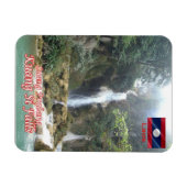 Luang Prabang - Kuang Si Falls - Laos - Magnet (Horizontal)