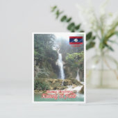 Luang Prabang - Kuang Si Falls - Laos - Postkarte (Stehend Vorderseite)