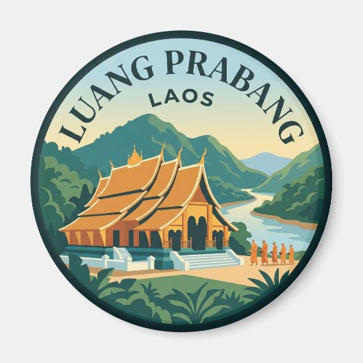 Luang Prabang Laos Magnet (Vorne)