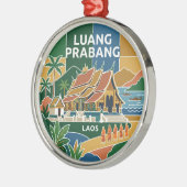 Luang Prabang Laos Ornament Aus Metall (Links)