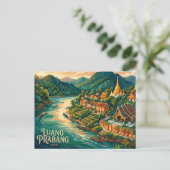 Luang Prabang Laos Postkarte (Stehend Vorderseite)