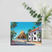 Luang Prabang Laos Postkarte (Stehend Vorderseite)