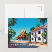 Luang Prabang Laos Postkarte (Vorne/Hinten)