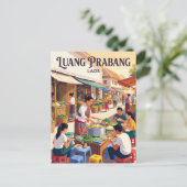 Luang Prabang Laos Postkarte (Stehend Vorderseite)