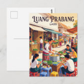 Luang Prabang Laos Postkarte (Vorne/Hinten)