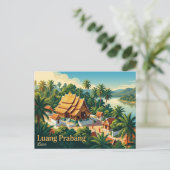 Luang Prabang Laos Postkarte (Stehend Vorderseite)