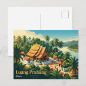 Luang Prabang Laos Postkarte (Vorne/Hinten)