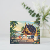 Luang Prabang Laos Postkarte (Stehend Vorderseite)
