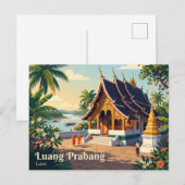 Luang Prabang Laos Postkarte (Vorne/Hinten)