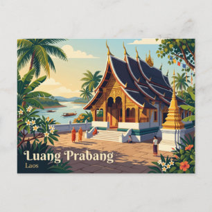 Luang Prabang Laos Postkarte