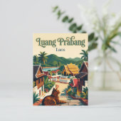 Luang Prabang Laos Postkarte (Stehend Vorderseite)