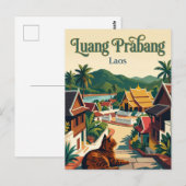 Luang Prabang Laos Postkarte (Vorne/Hinten)