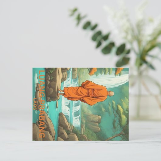 Luang Prabang Postcard Postkarte (Stehend Vorderseite)