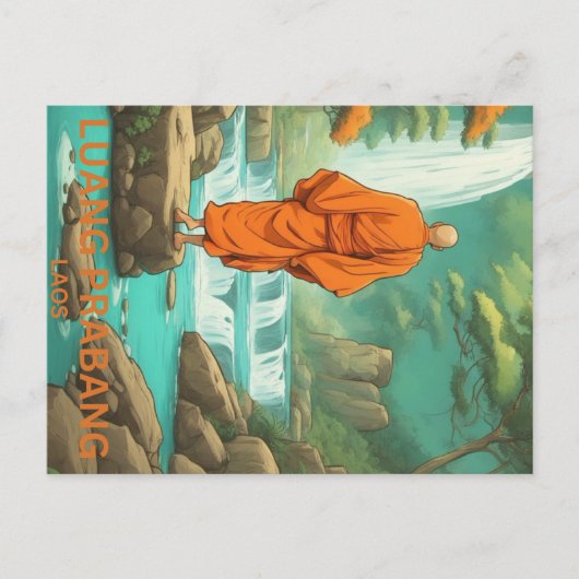 Luang Prabang Postcard Postkarte (Vorderseite)
