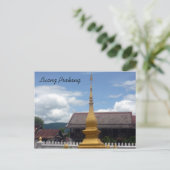 Luang stupa postkarte (Stehend Vorderseite)