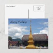 Luang stupa postkarte (Vorne/Hinten)