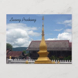 Luang stupa postkarte