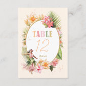 Luau 16 . Geburtstag Hula Tischnummer ID1092 (Rückseite)