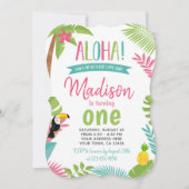 Luau 1. Geburtstag Einladung (Vorderseite)