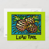 Luau 1 postkarte (Vorne/Hinten)