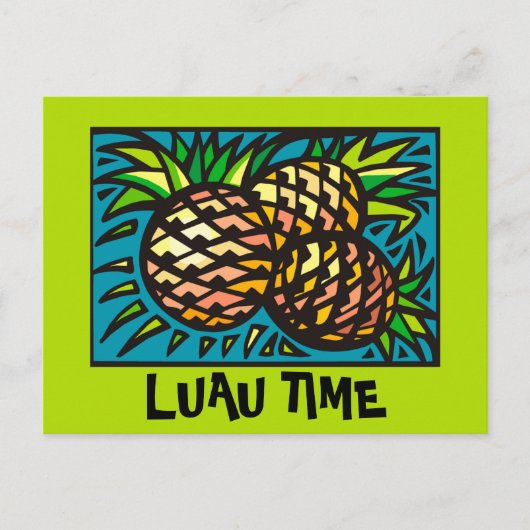Luau 1 postkarte (Vorderseite)