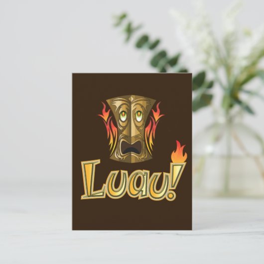 Luau 3 postkarte (Stehend Vorderseite)