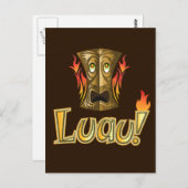 Luau 3 postkarte (Vorne/Hinten)