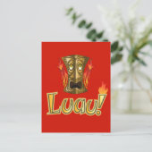 Luau 3 postkarte (Stehend Vorderseite)