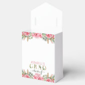 Luau Abschluss Class of 2024 floral Geschenkschachtel (Geöffnet)