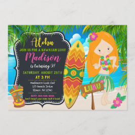 Luau Birthday Einladung Aloha Invites