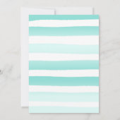 Luau Birthday Invasion Ananas Hawaiian Luau Einladung (Rückseite)