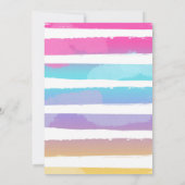 Luau Birthday Party Hawaiian Ananas Pool Party Einladung (Rückseite)