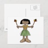 Luau Boy Postkarte (Vorne/Hinten)