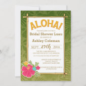 Luau Brautparty-Einladung Einladung (Vorderseite)