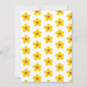 Luau Coconut Geburtstagsparty Einladung (Rückseite)